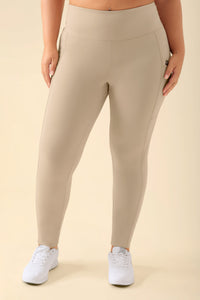 KAERE Leggings Damen - super elastisch sand