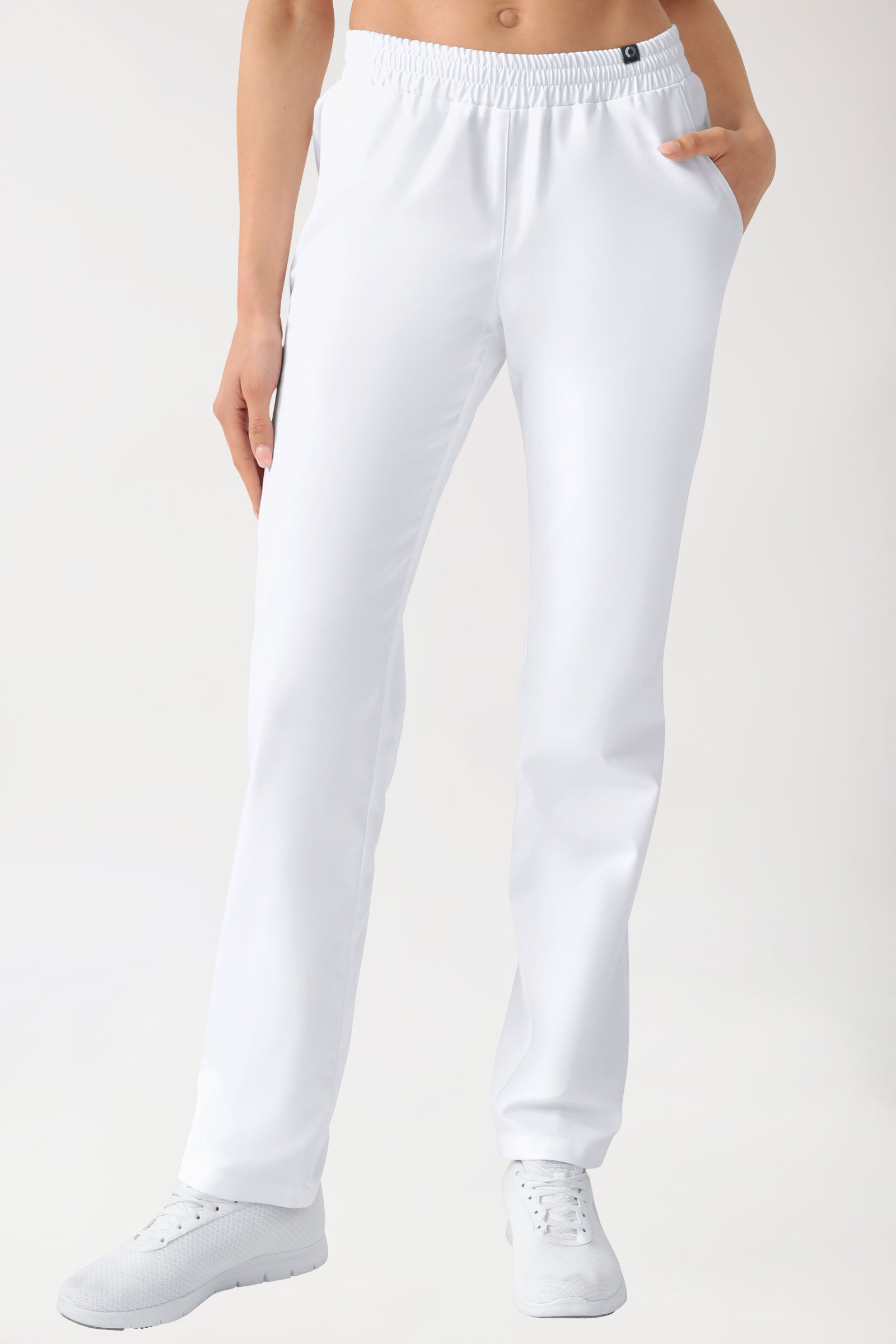 CORE Hose Damen - leicht vertiefter Bund weiß