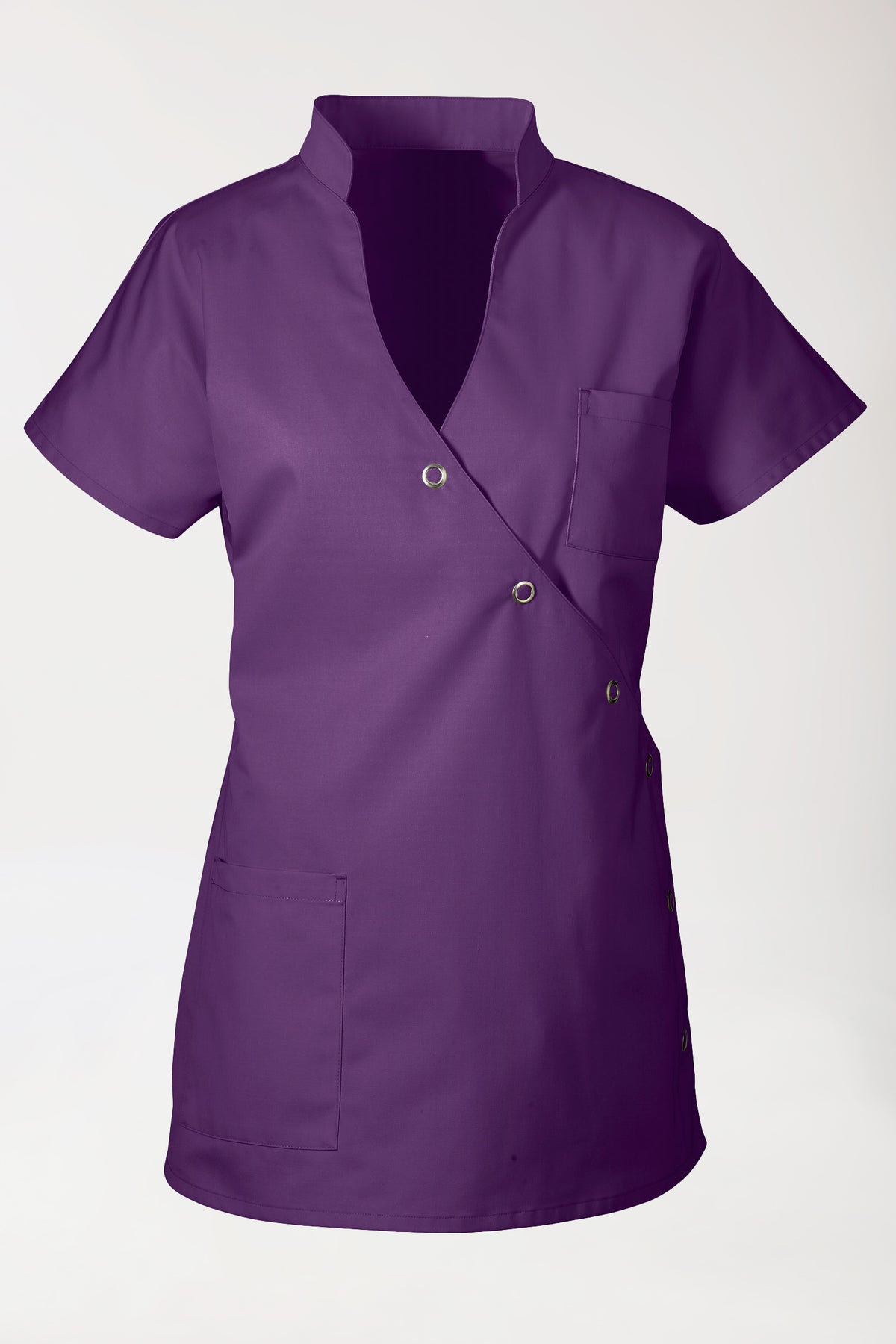 JUST STRONG Kasack Damen - Druckknopfleiste lila