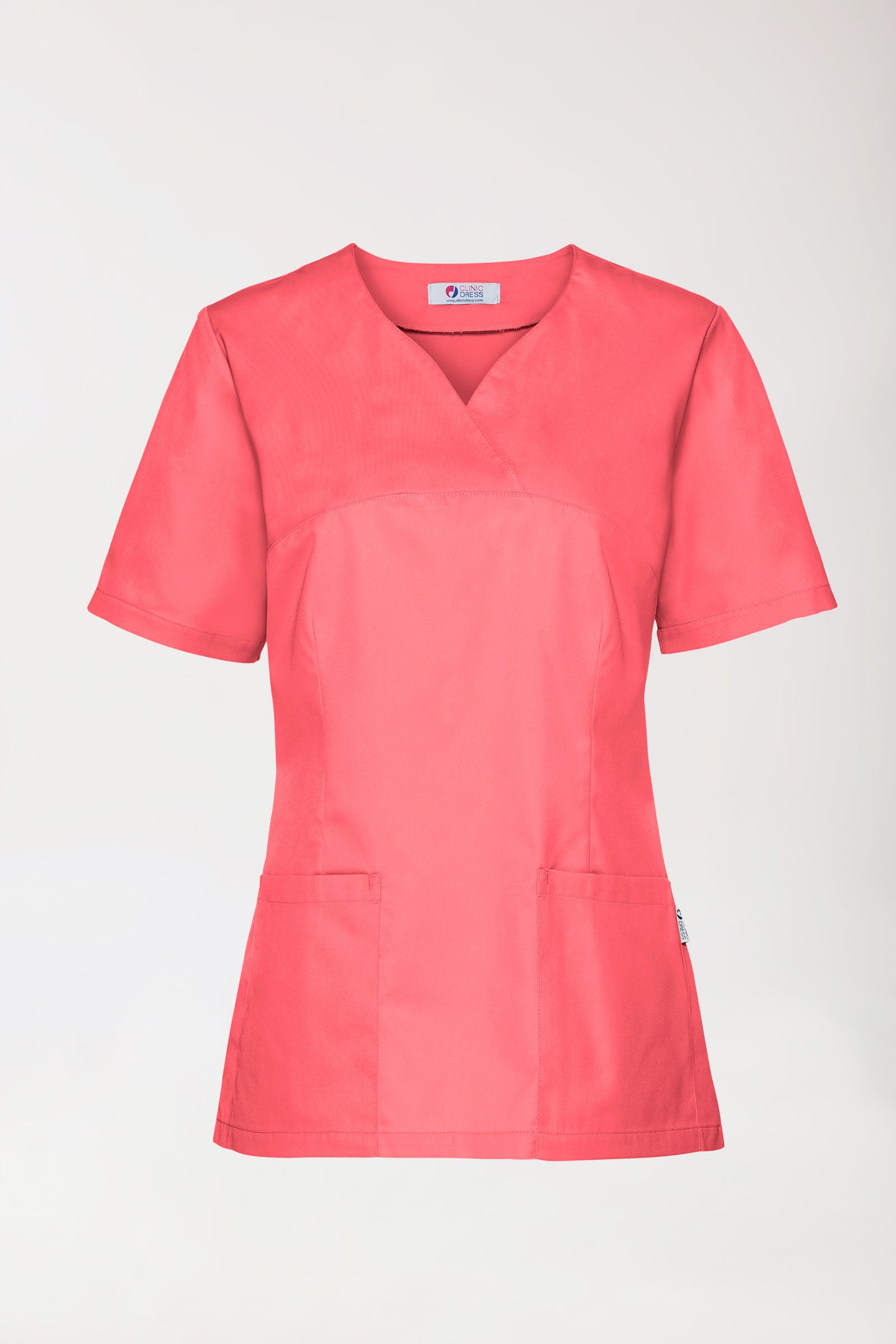 CORE Schlupfkasack Damen - Herzausschnitt lipstick