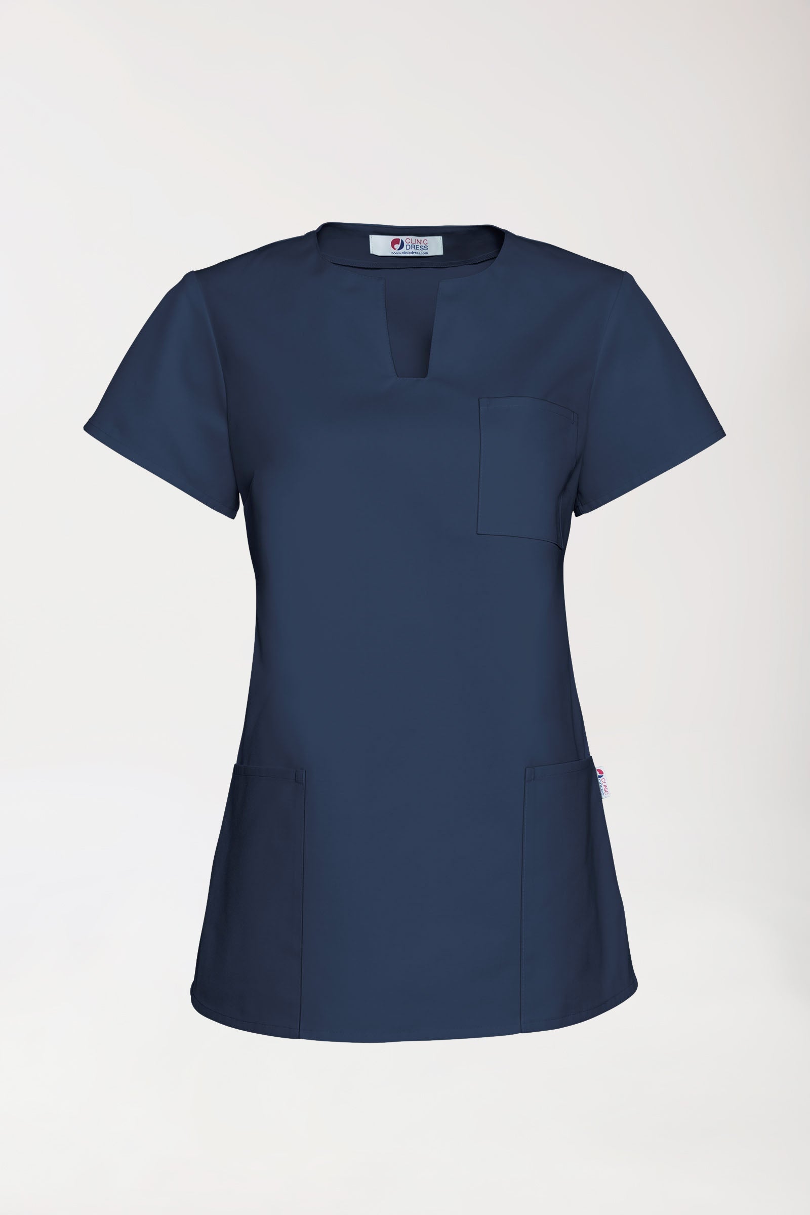 JUST STRONG Schlupfkasack Damen - eckiger Ausschnitt navy