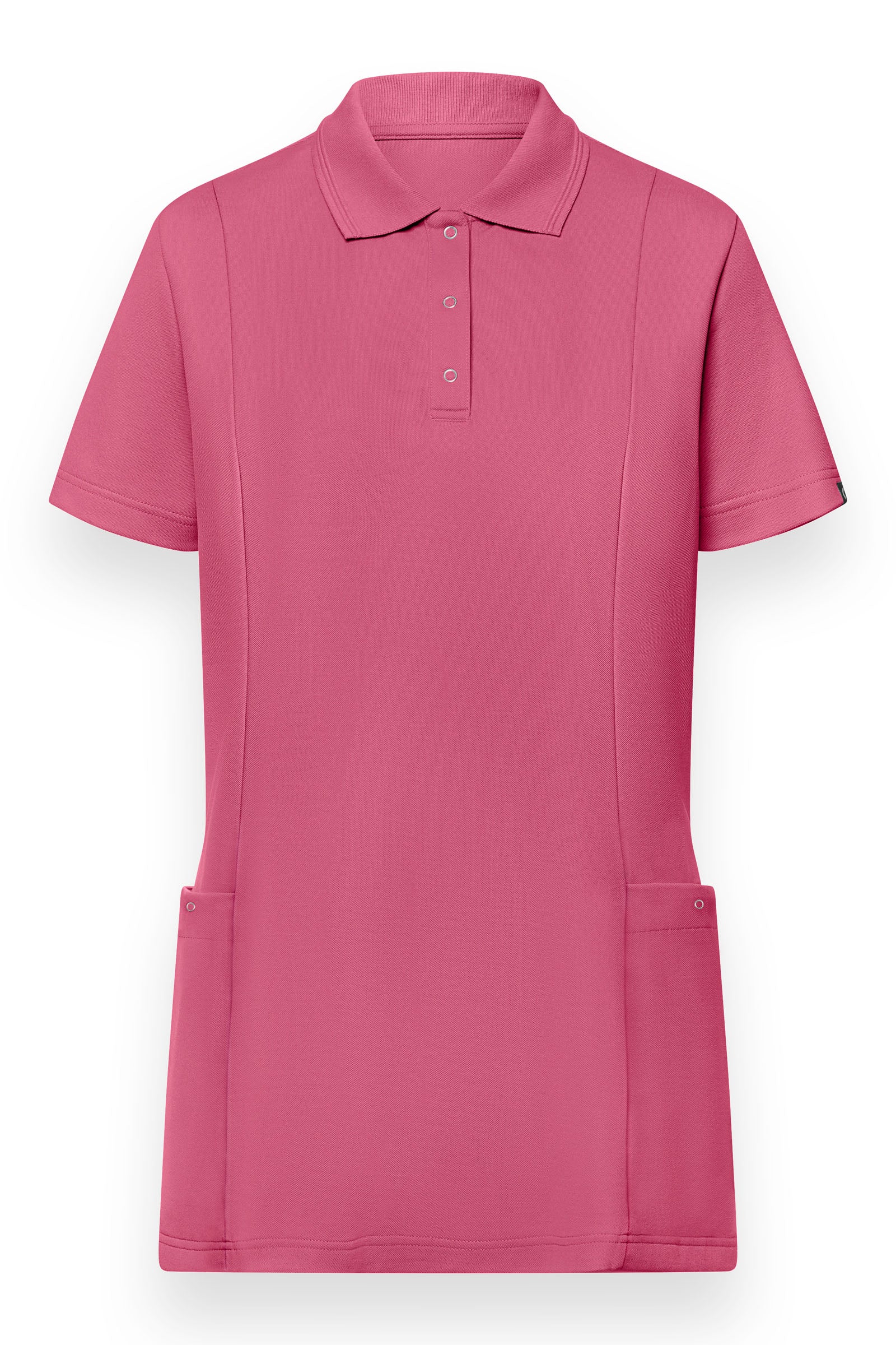 COMFY FLEX Stretch Schlupfkasack Damen - Polokragen rosenholz