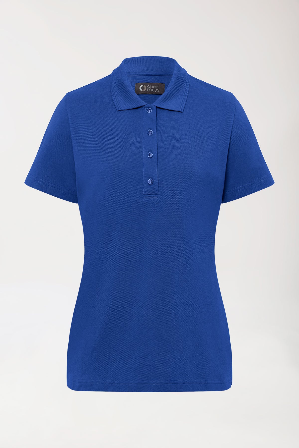COMFY FLEX Stretch Shirt Damen - Polokragen königsblau