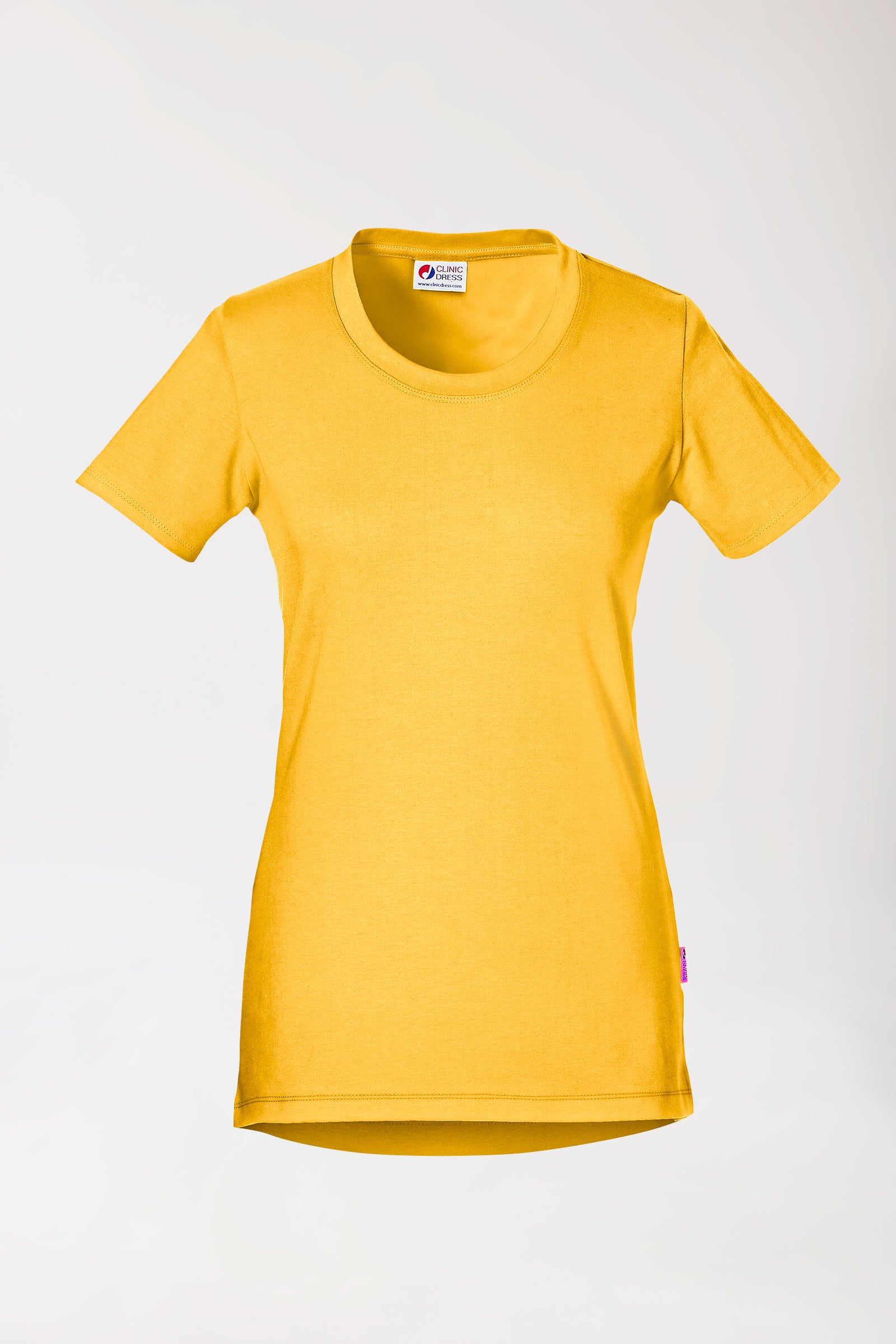 CORE Shirt Damen - Rundhals sonnengelb, Vorderansicht 