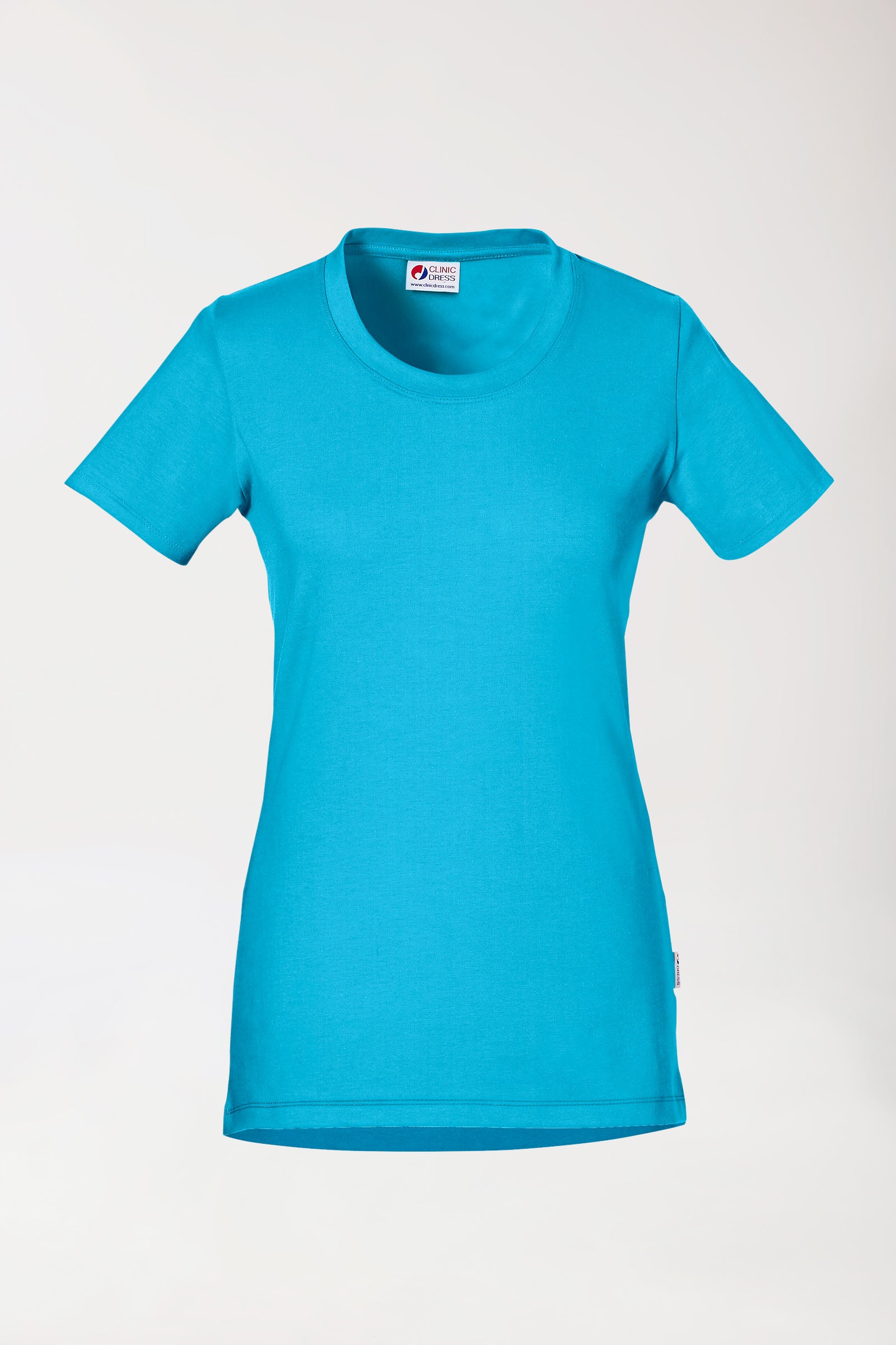 CORE Shirt Damen - Rundhals türkis, Vorderansicht 