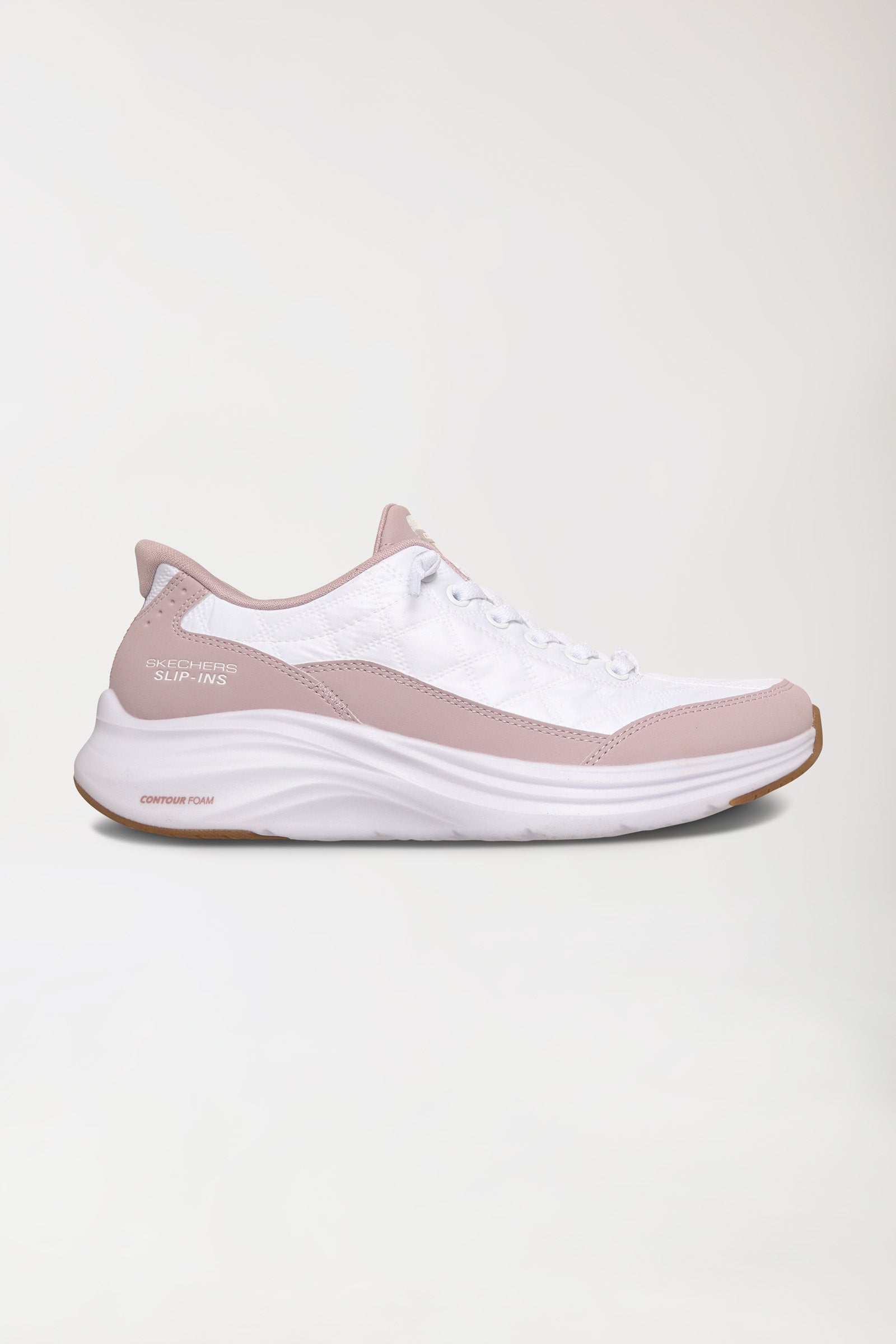 Damen Sneaker-SKECHERS Slip-ins-weiß/rosé