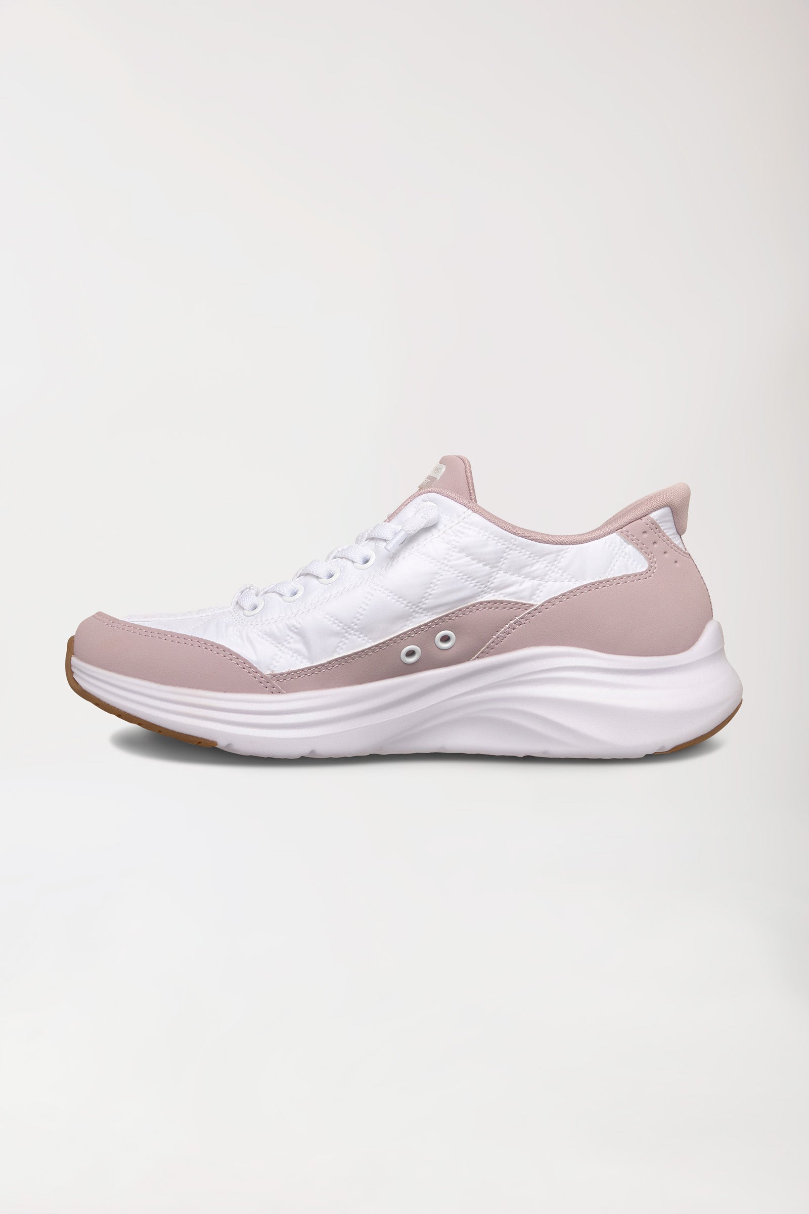 Damen Sneaker-SKECHERS Slip-ins-weiß/rosé