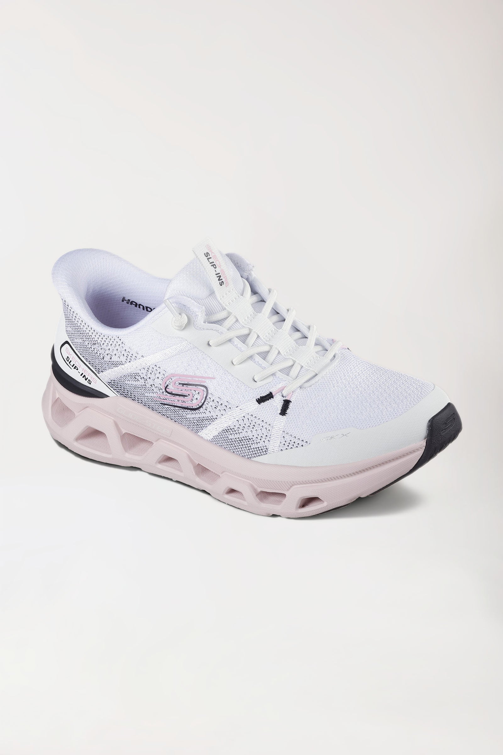 Damen Sneaker weiß schwarz rosa