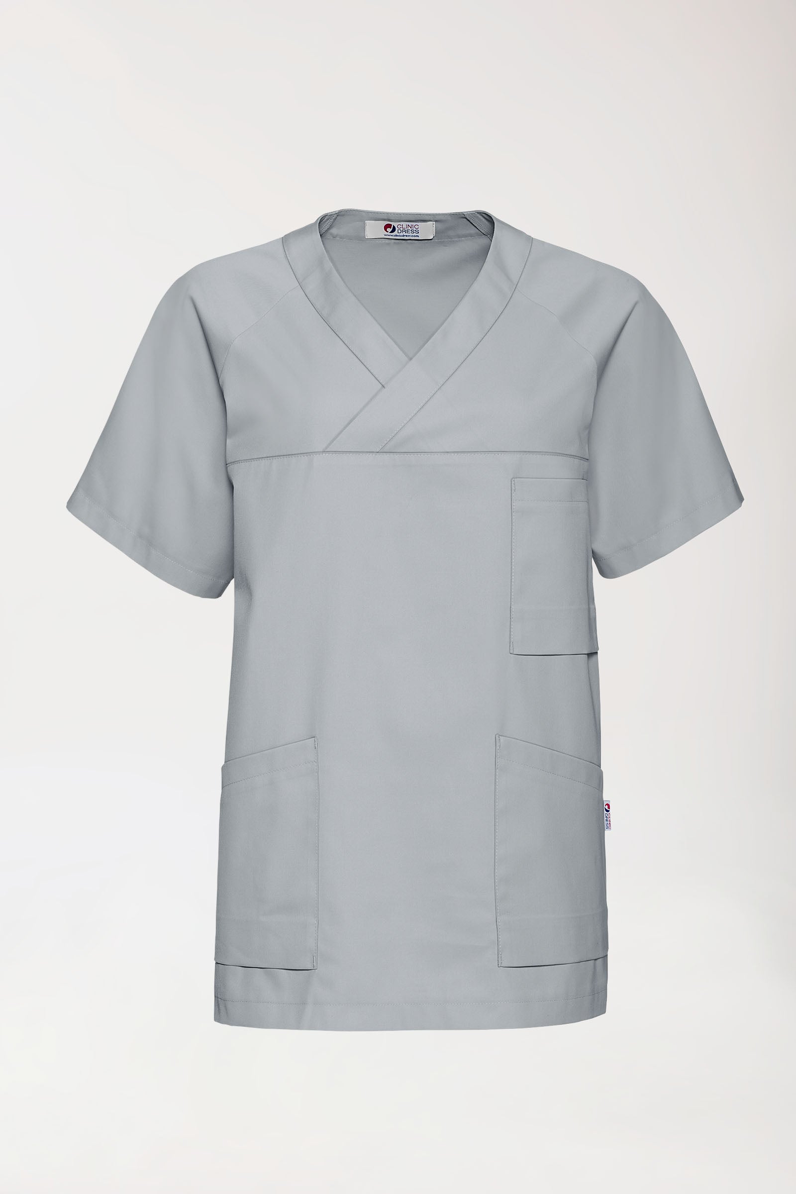 CORE Schlupfkasack Herren - V-Ausschnitt grau