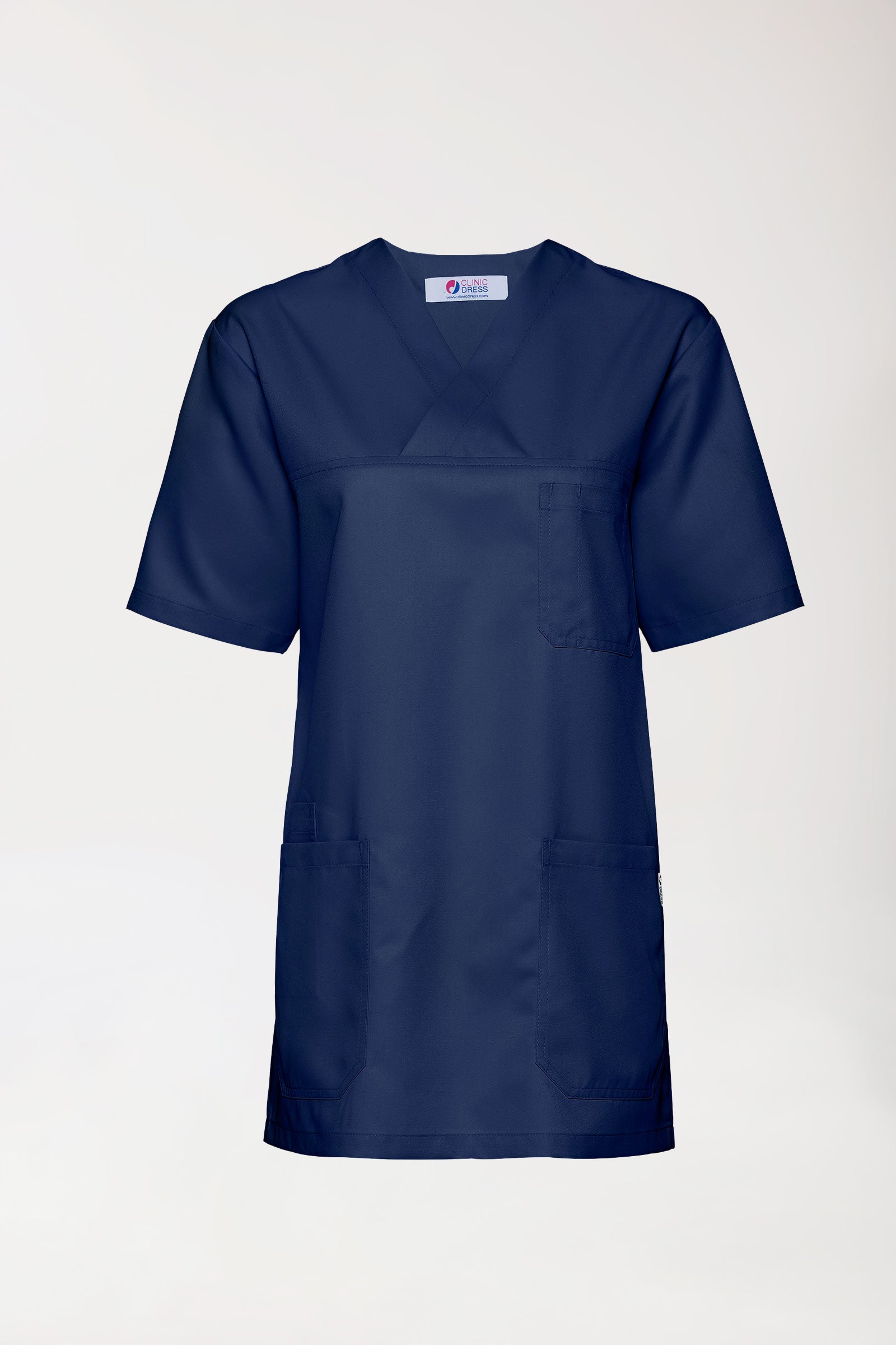 GREEN Schlupfkasack Herren - V-Ausschnitt navy, Vorderansicht 