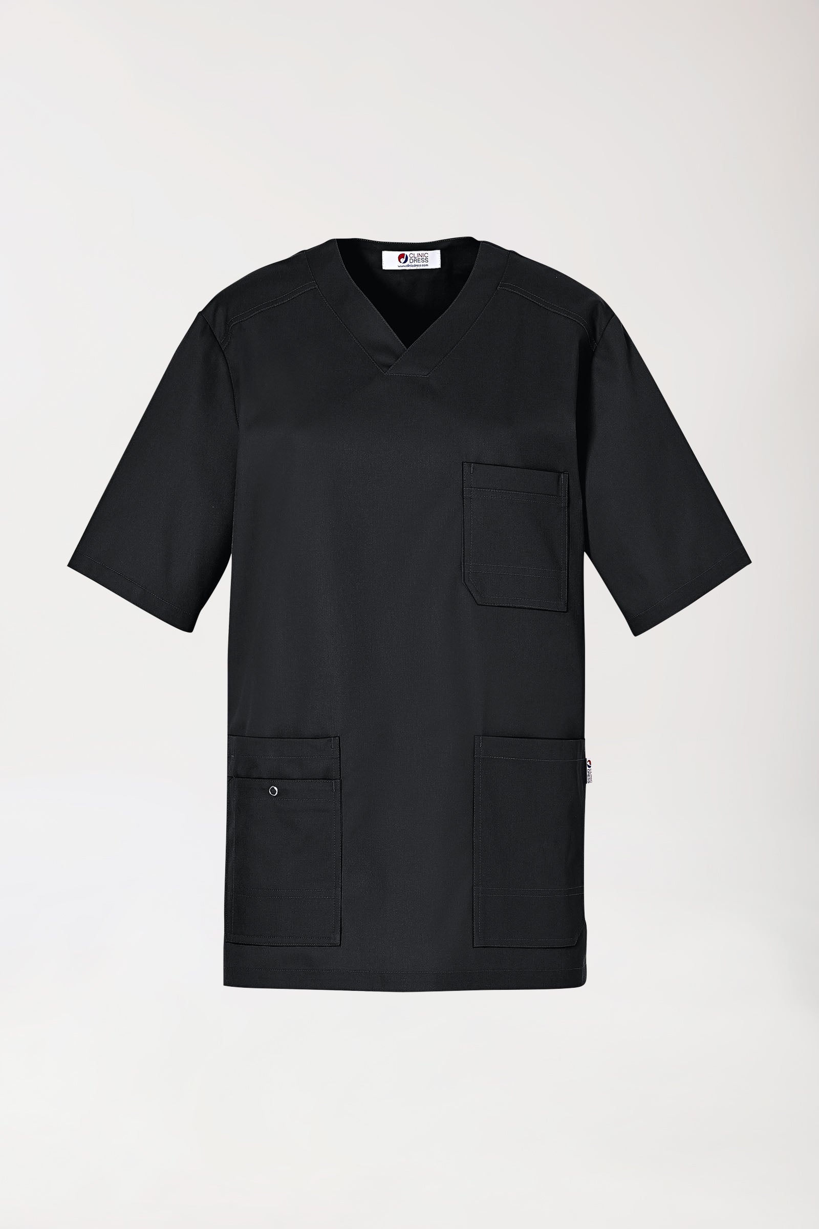 CLINIC STRETCH Schlupfkasack Herren schwarz