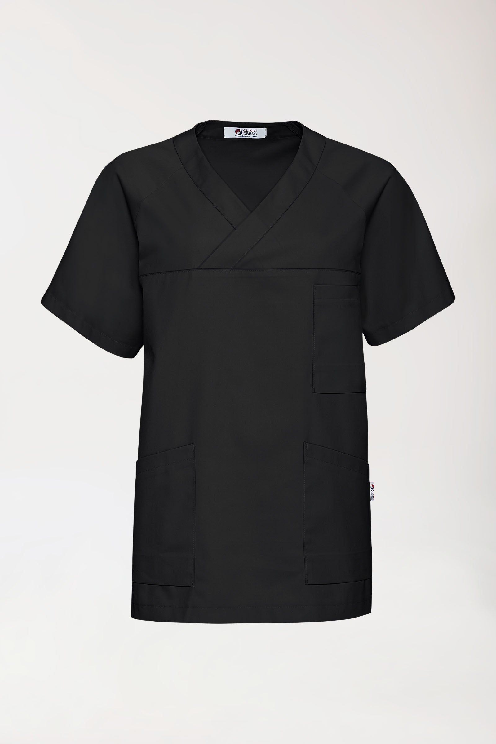 CORE Schlupfkasack Herren - V-Ausschnitt schwarz