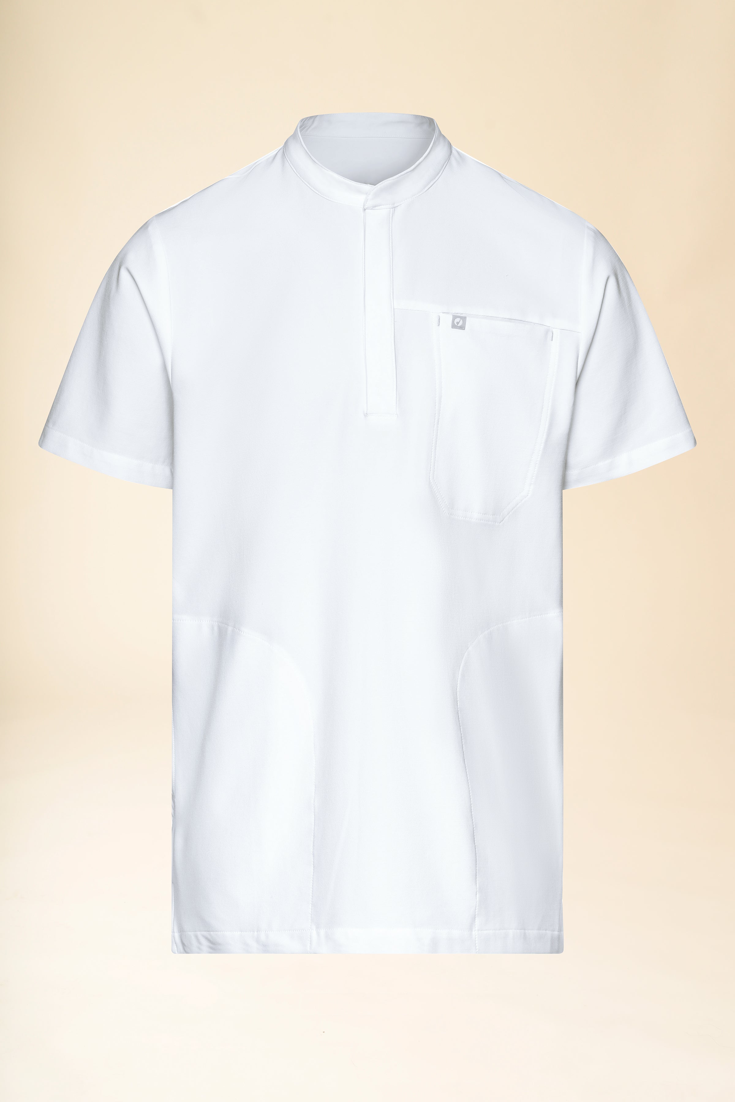 KAERE Schlupfkasack Herren - Stehkragen weiß