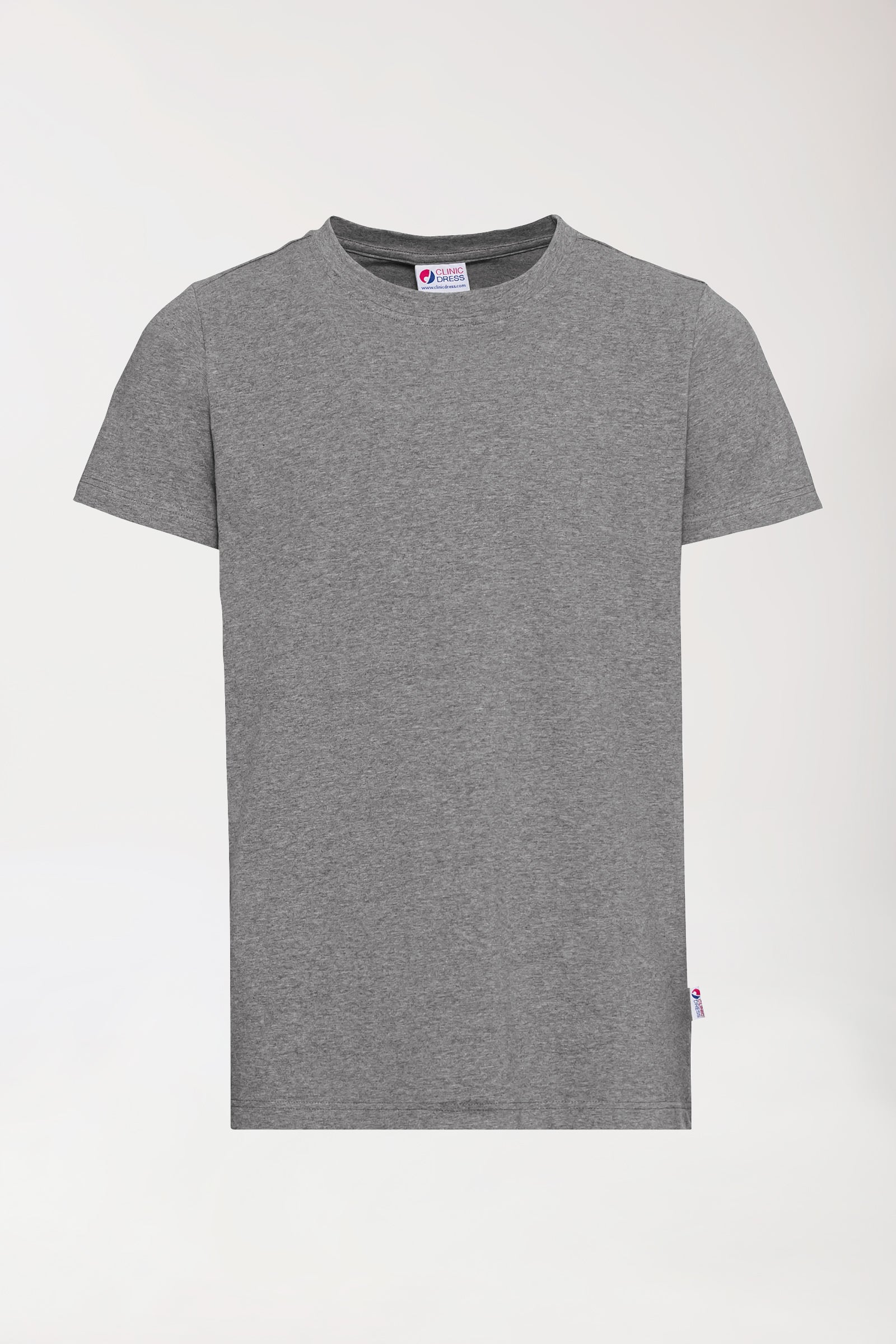 CORE Shirt Herren - Rundhals dunkelgrau melange, Vorderansicht 