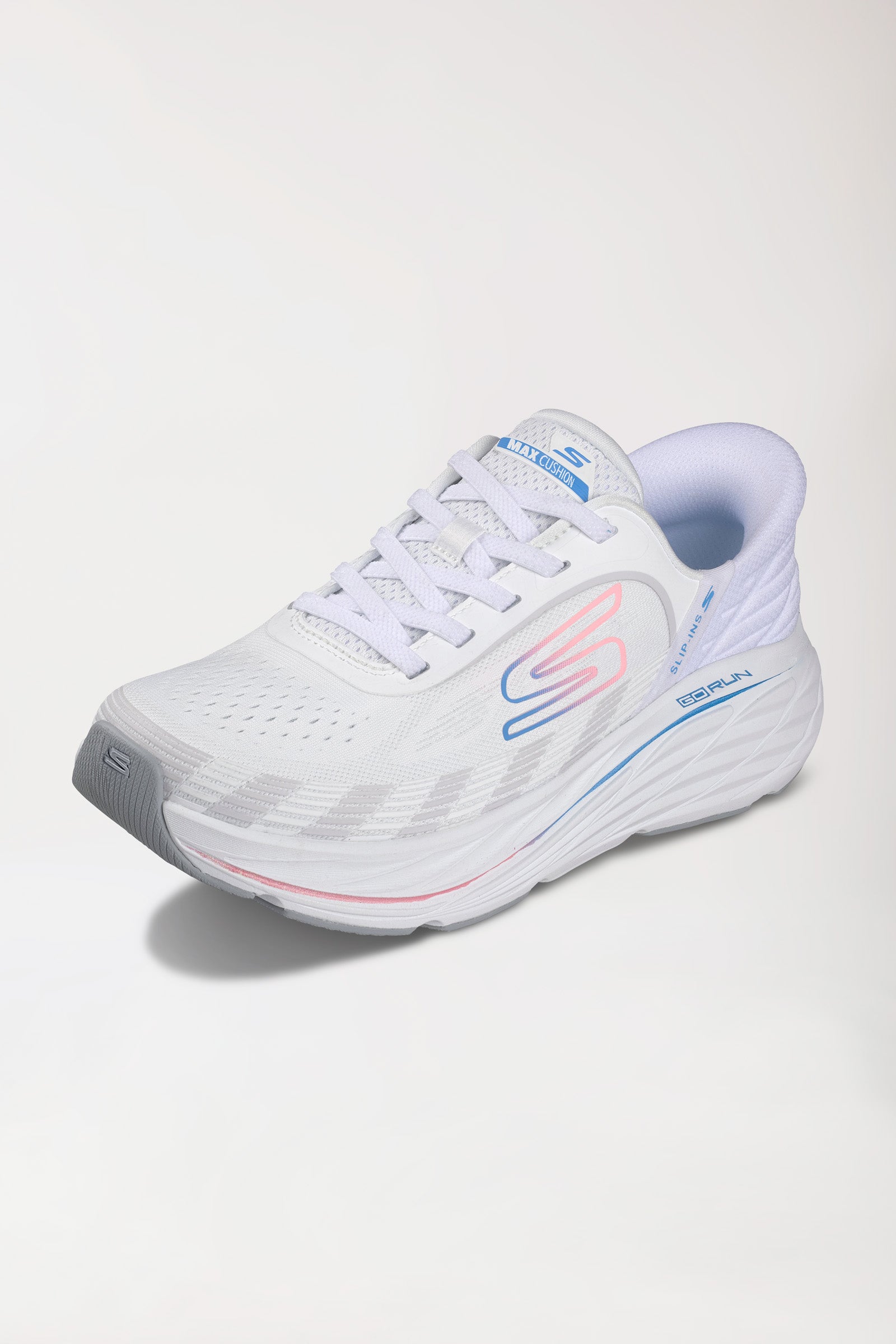 Damen Sneaker weiß/rosa, Vorderansicht 