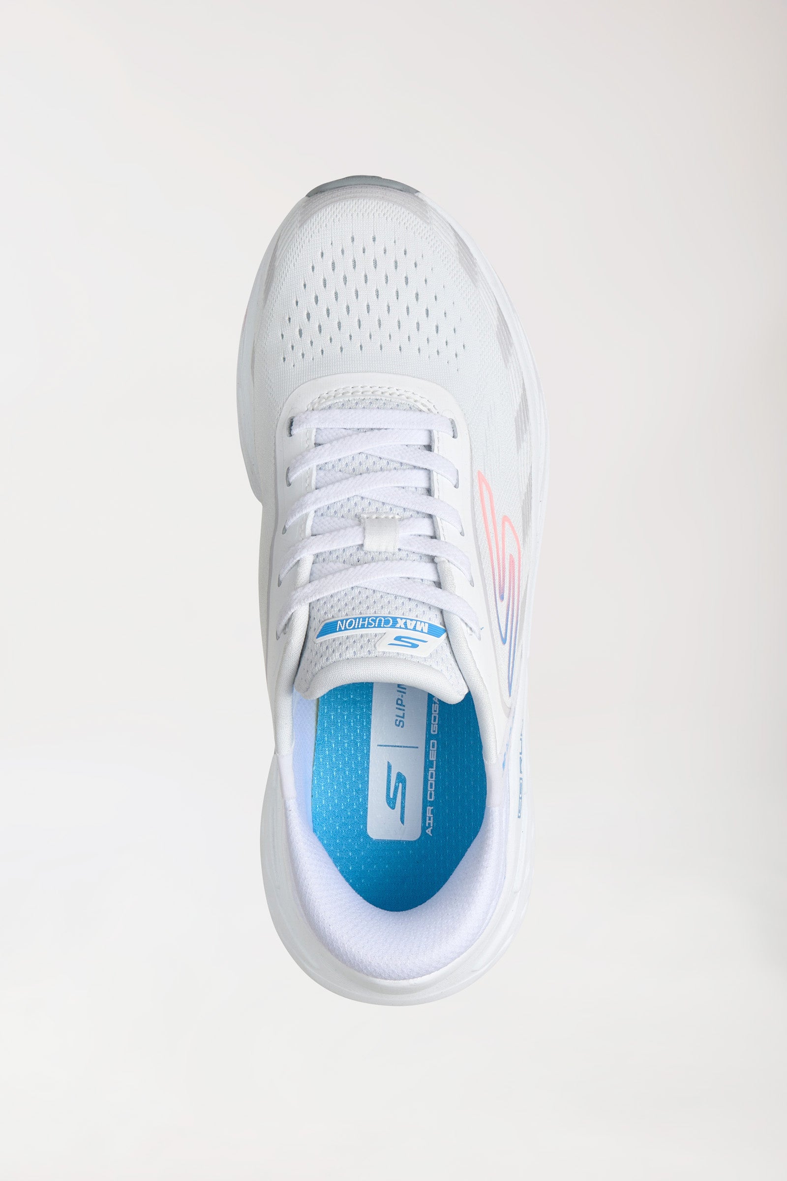 Damen Sneaker weiß/rosa, Vorderansicht 