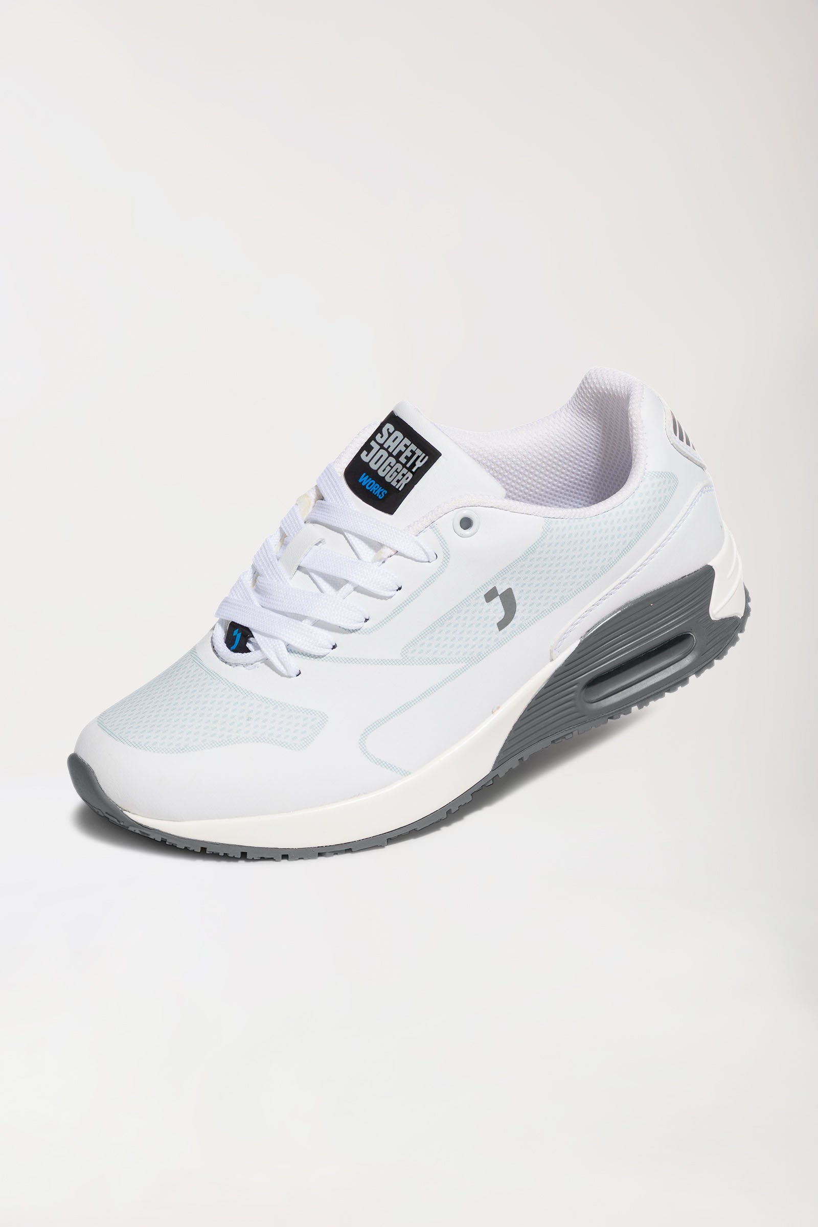 Damen Berufsschuh weiß/grau