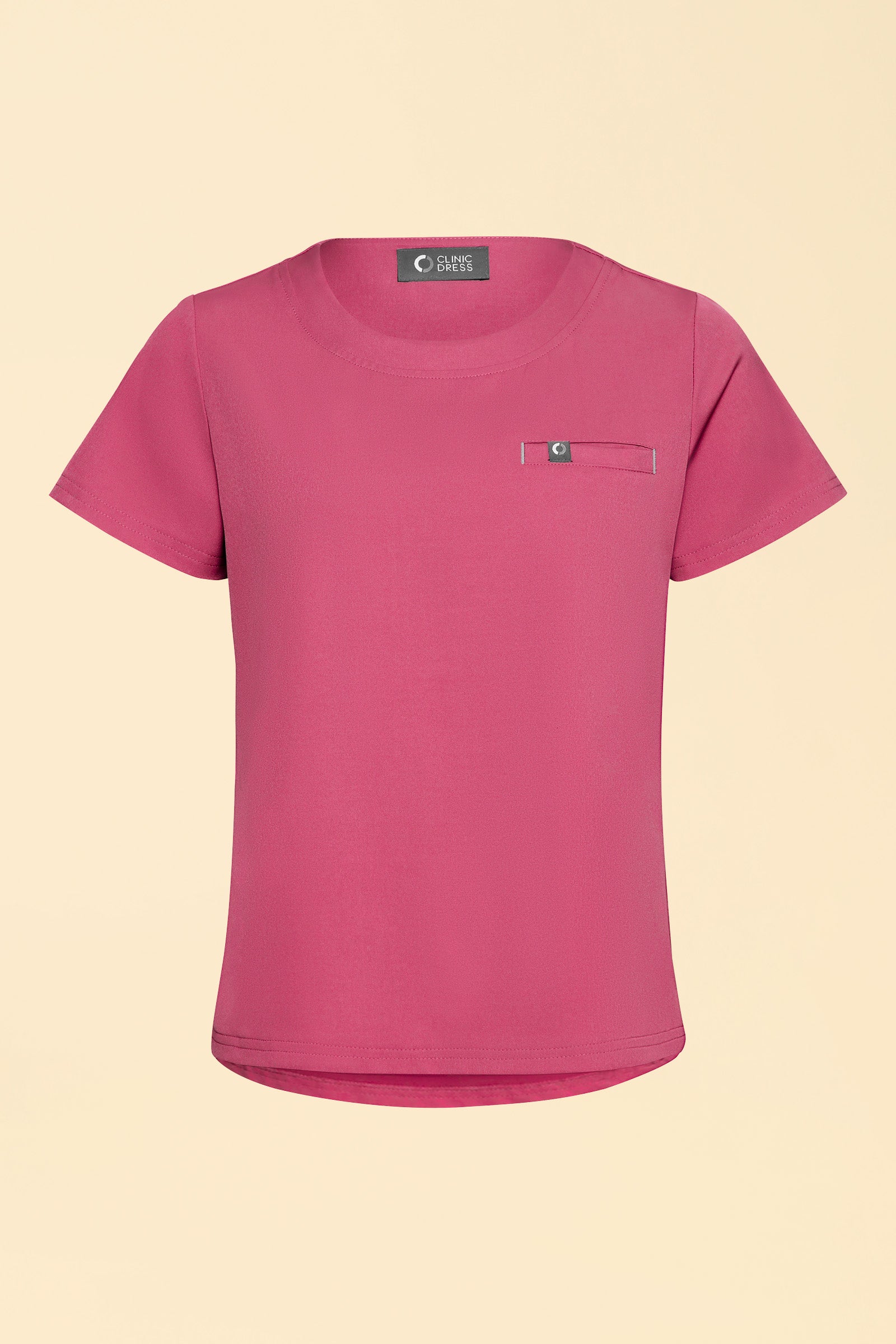 KAERE Shirt Damen - Rundhalsausschnitt rosenholz, Vorderansicht 