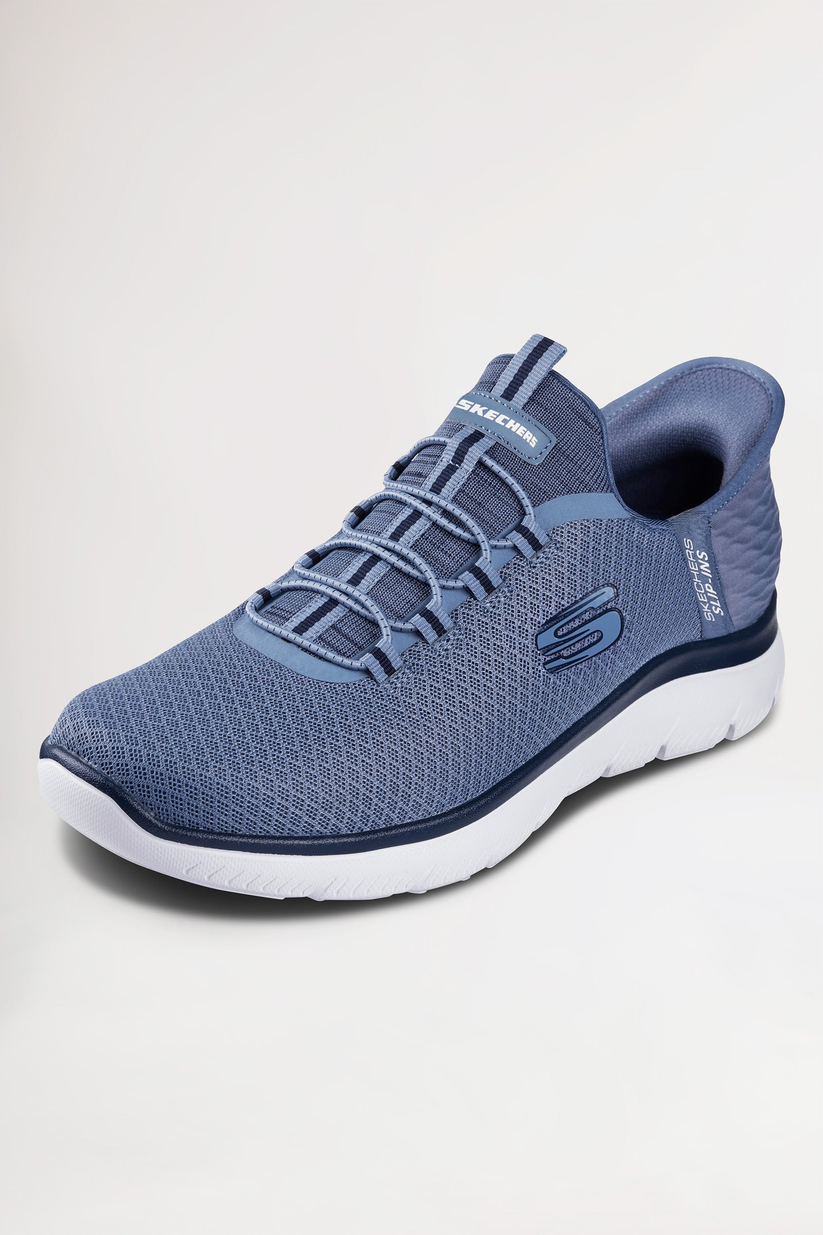 Herren Sneaker-SKECHERS Slip-ins-blau, Vorderansicht 