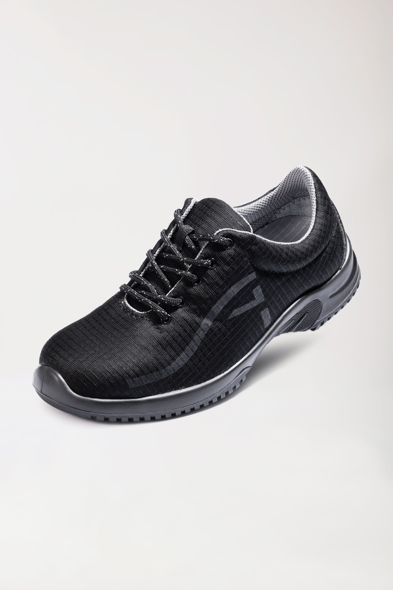 Sicherheitsschuh Schwarz Unisex Abeba, Vorderansicht 