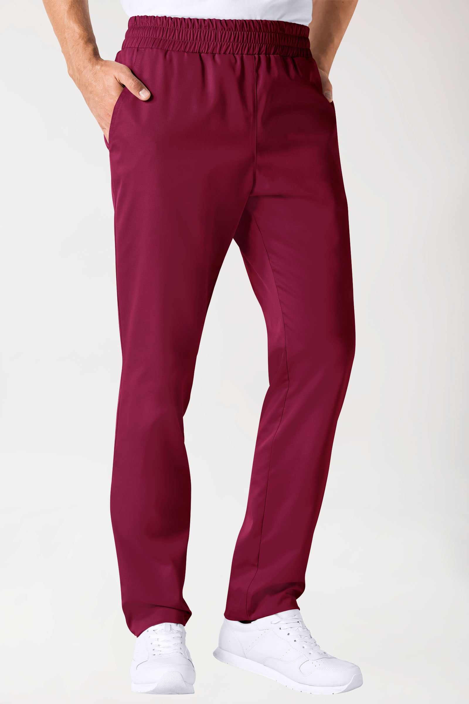 Hose Unisex - hoher Bund bordeaux