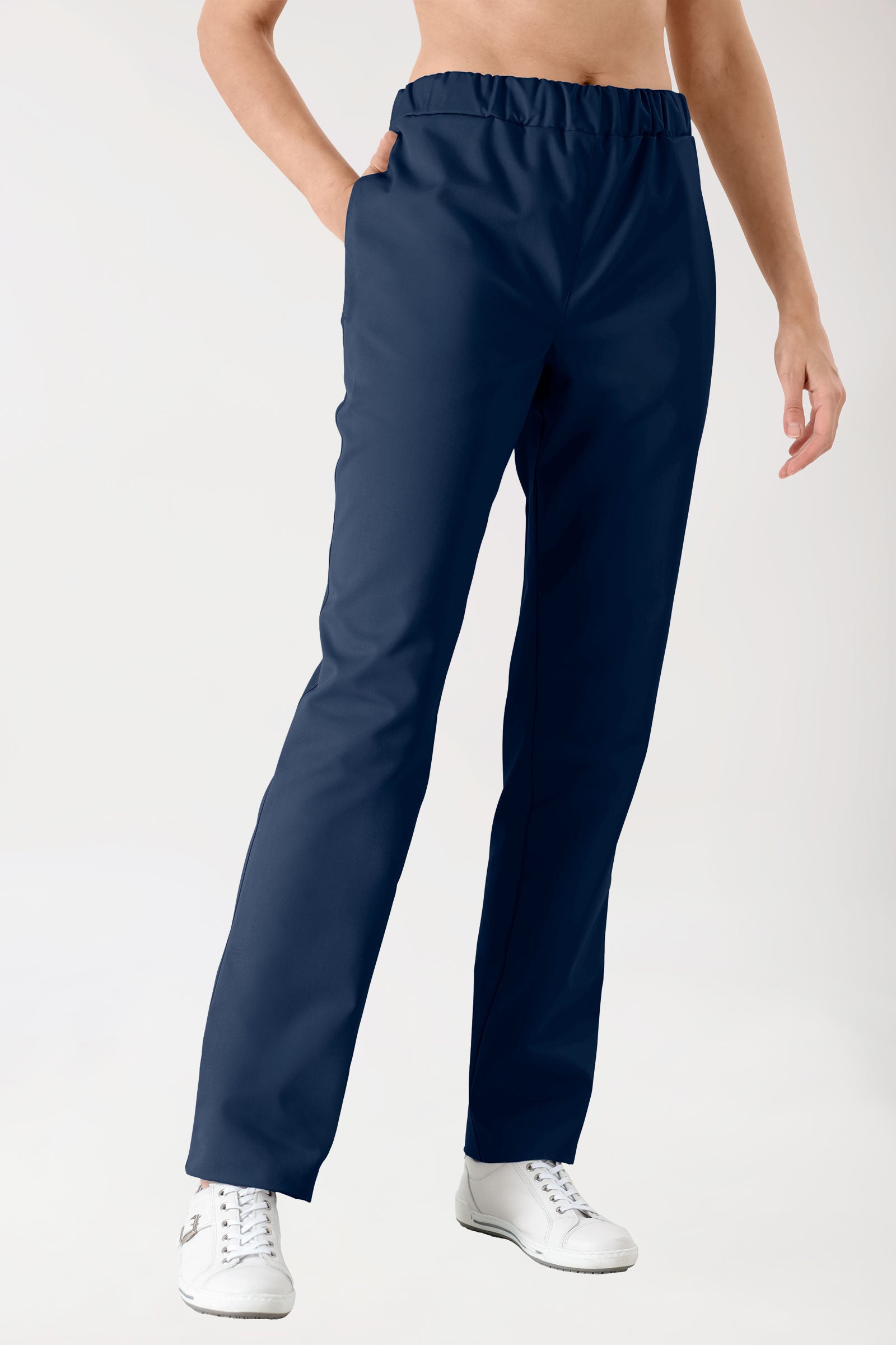 JUST STRONG Hose Unisex - Gummibund navy, Vorderansicht 