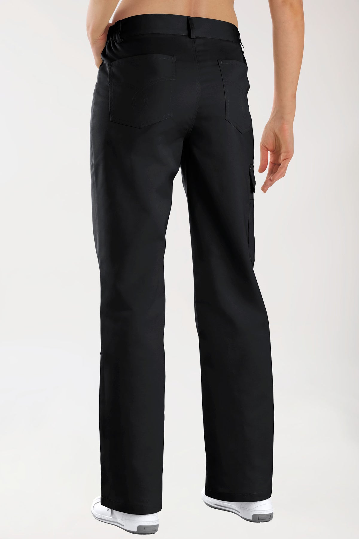 JUST STRONG Hose Unisex - Teilgummibund schwarz, Vorderansicht 