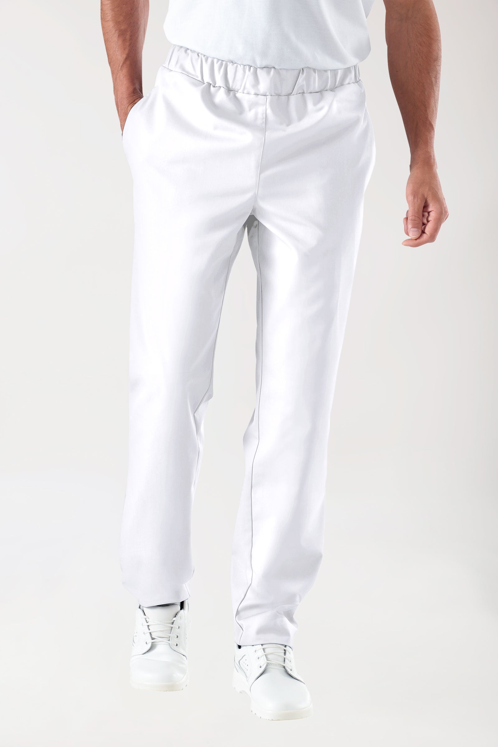 JUST STRONG Hose Unisex - Gummibund weiß