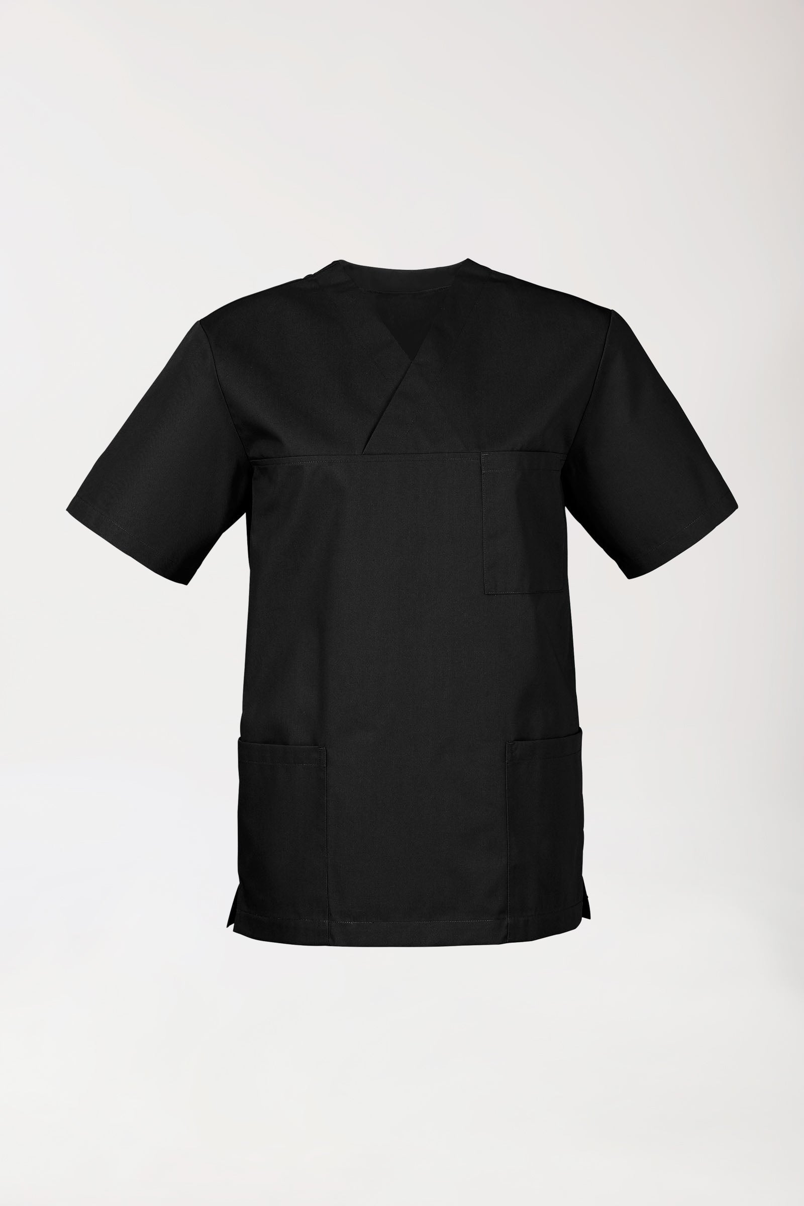 JUST STRONG Schlupfkasack Unisex - V-Ausschnitt schwarz