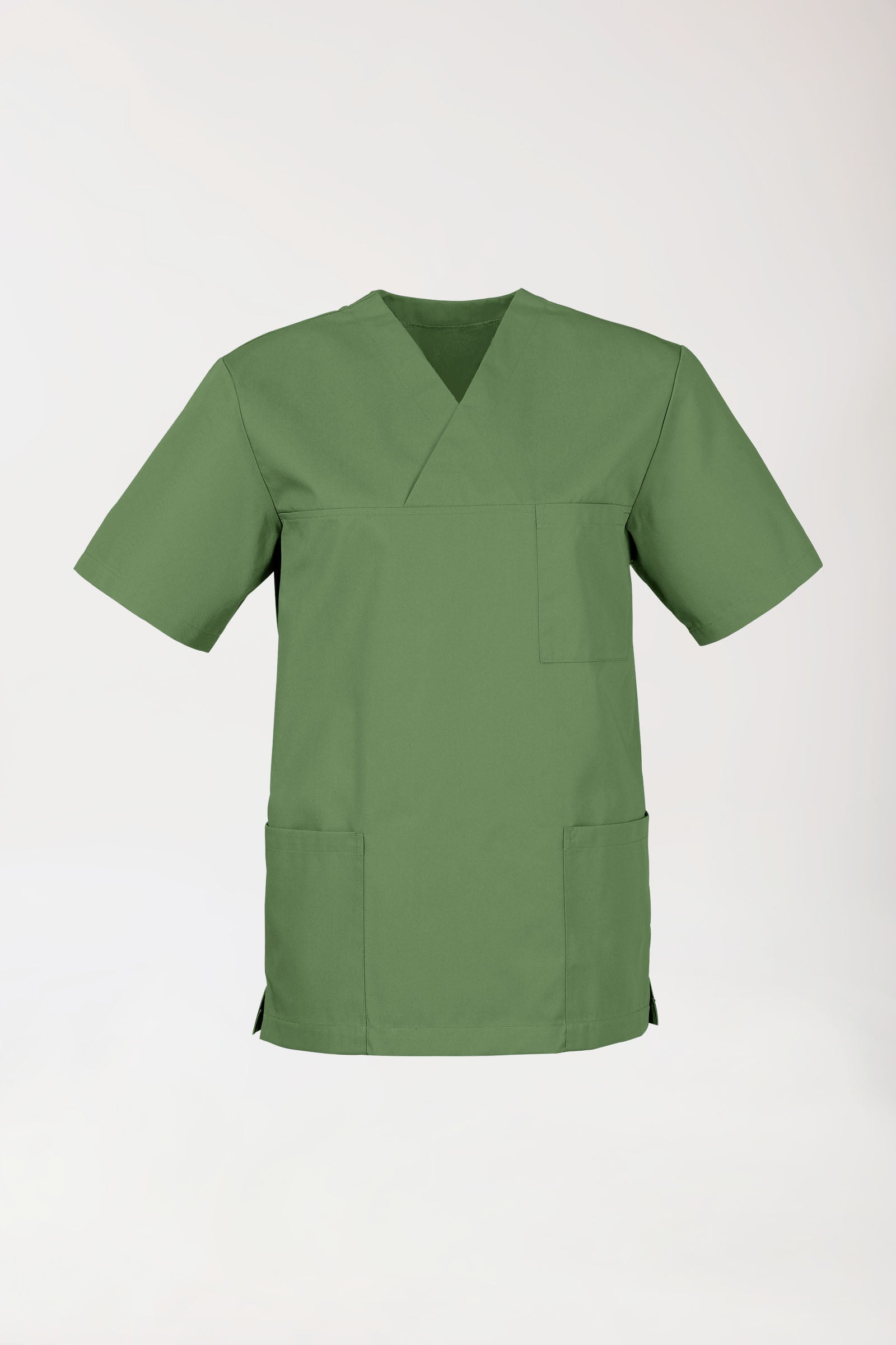 JUST STRONG Schlupfkasack Unisex - V-Ausschnitt wiesengrün