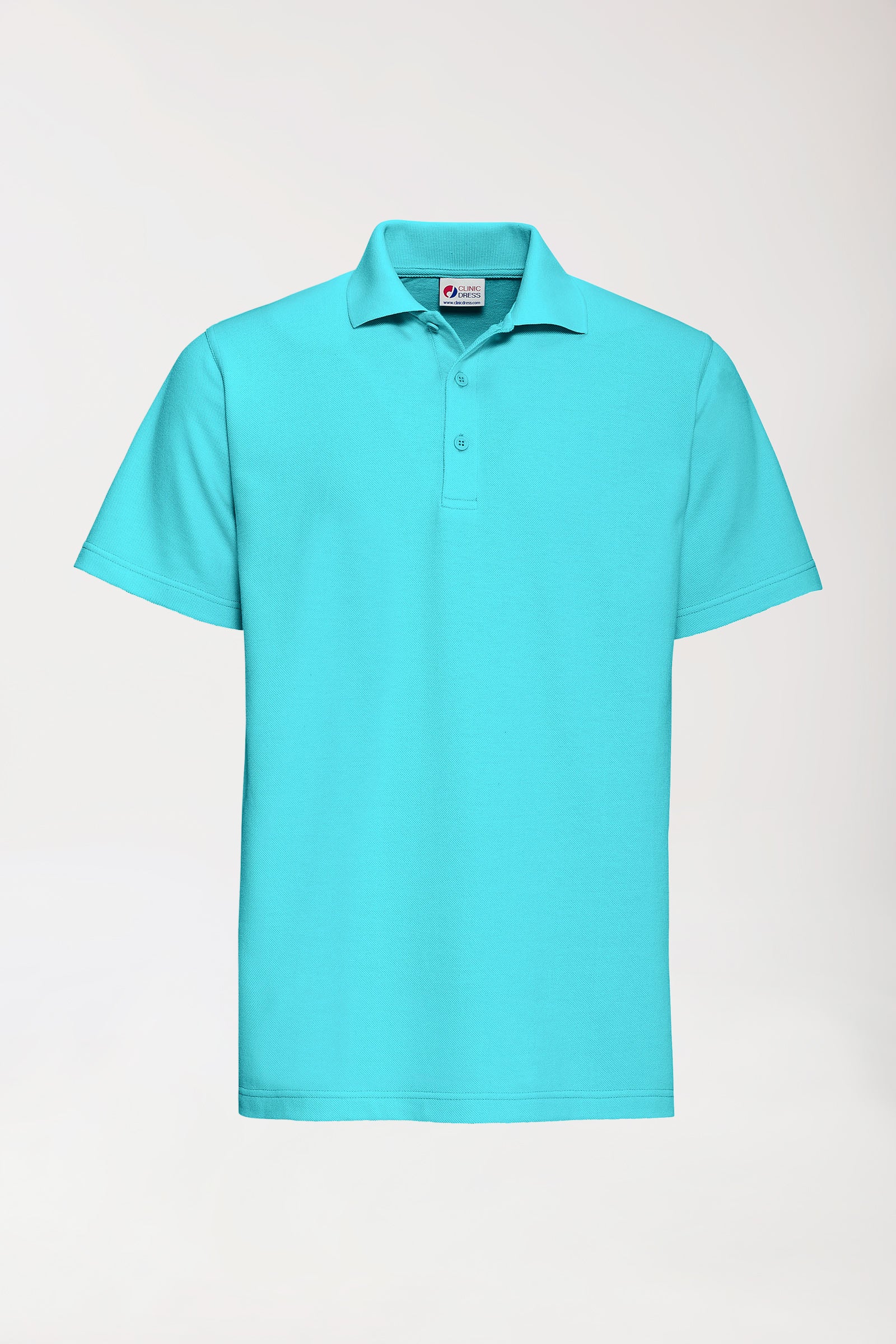 CORE Shirt Unisex - Polokragen curacau, Vorderansicht 